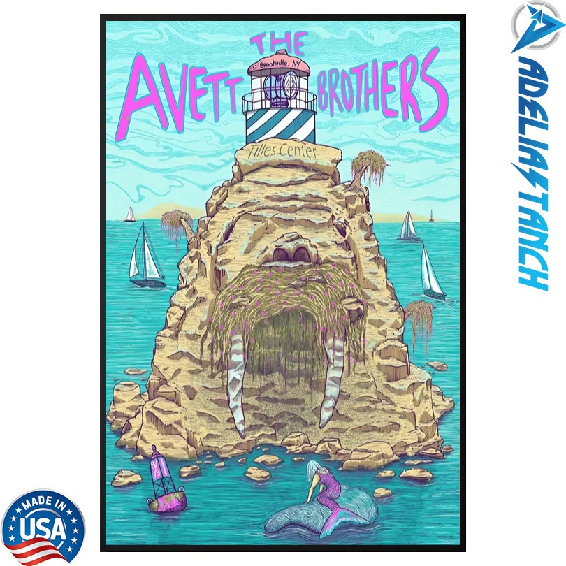 The Avett Brothers Aug 3 2025 Tilles Center Concert Hall Brookville, NY Tour Poster